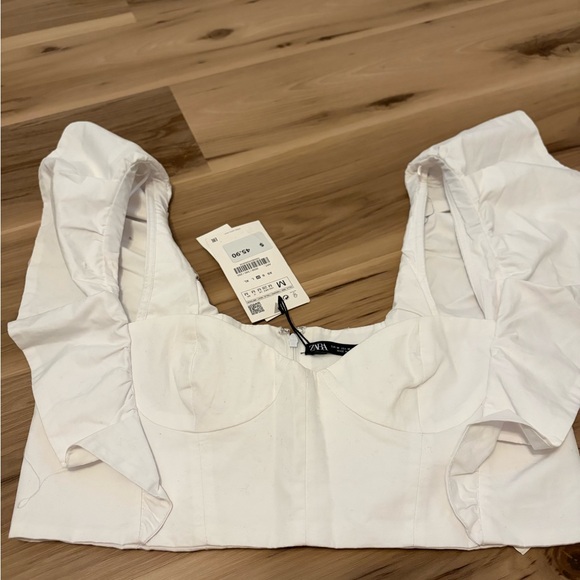 Zara Ivory Top - Picture 3 of 7